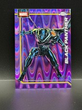 2026 Topps Chrome Marvel #15 Black Panther Purple RayWave Refractor /75