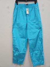 Pantalones deportivos Royalty by Maluma para hombre azul de buceo pierna recta con cremallera al tobillo medianos