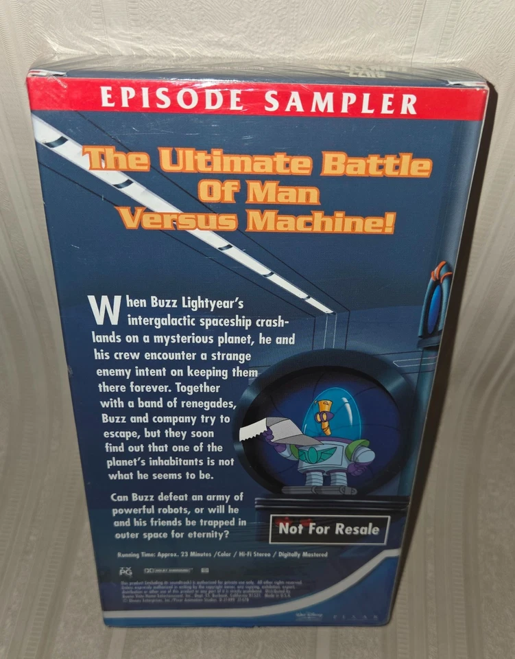 Buzz lightyear of Star Command Episode Sampler “Planet of the Lost” VHS RARE - Image 2 of 4