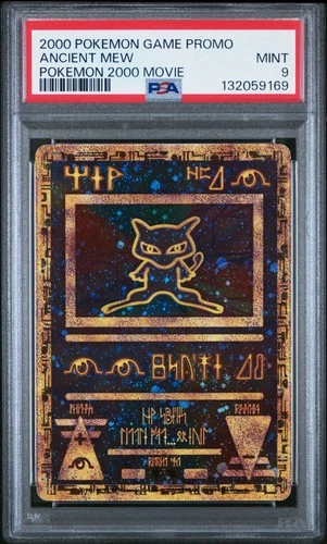 2000 POKEMON GAME MOVIE POKEMON 2000 MOVIE ANCIENT MEW PSA 9