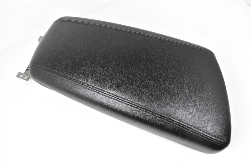 2011-2015 Kia Optima Center Console Black Leather Lid Armrest Cover Assembly OEM - Image 3 of 4