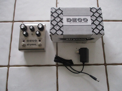 Strymon Deco V1 Tape Saturation & Doubletracker Guitar Pedal w/ Adapter & Box