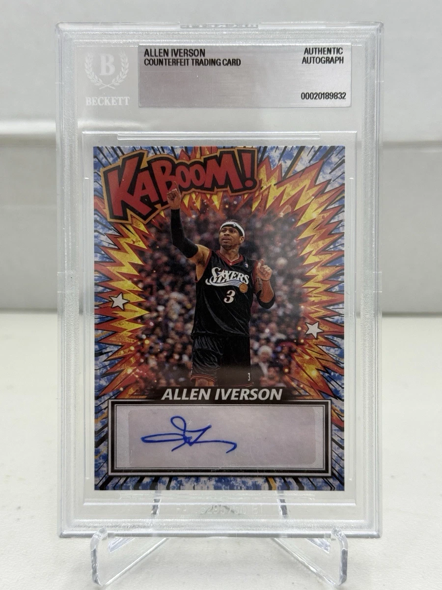 25+ Panini Allen Iverson Basketball Autographed Sports Trading