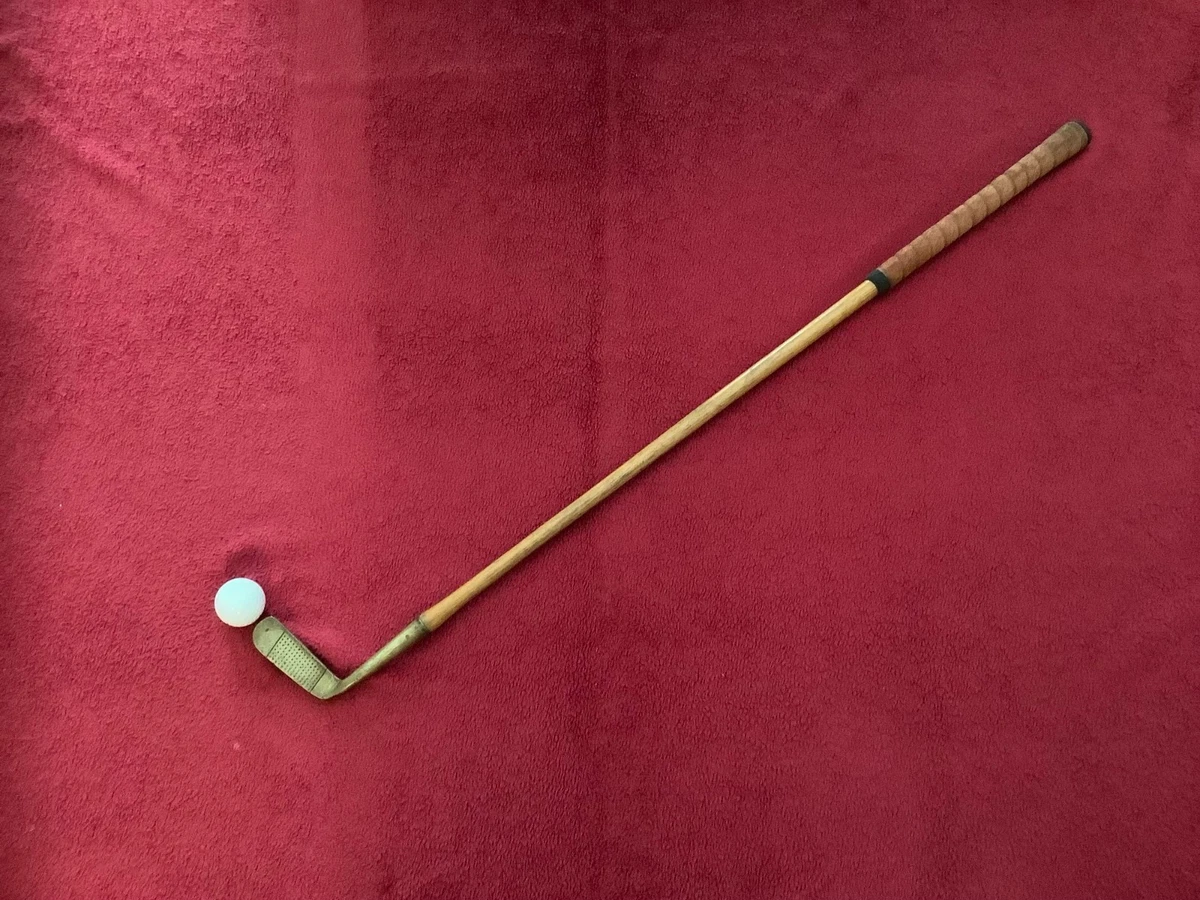 Ultra Rare A .Tooley ‘Suitall Putter’ Vintage Antique Hickory