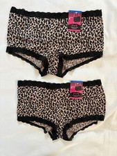 NEW Maidenform One Fab Fit Boyshort Panty 40760 Multicolor Women s XLarge 2 Pair