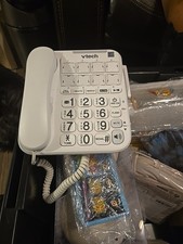 VTech 1 Handset Amplified Corded/Cordless Answering System with Smart Call Block