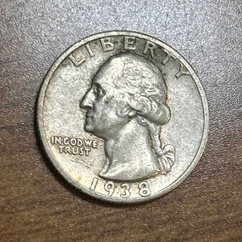 1938-S Washington Silver Quarter XF