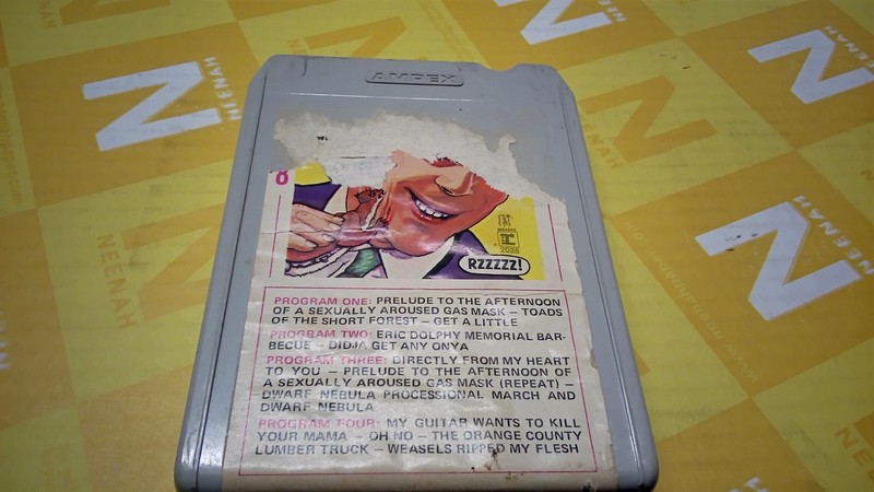 FRANK ZAPPA and The Mothers of Invention Weasels ripped my flesh 1970  8 track