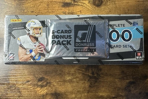 2021 Panini Donruss Football Complete Hobby Factory Set w/ 5-Card Bonus Pack