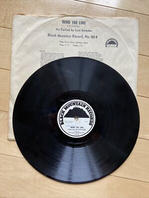 Bend The Line & Hash The Breaks #12 Les Gotcher black mountain Records 78