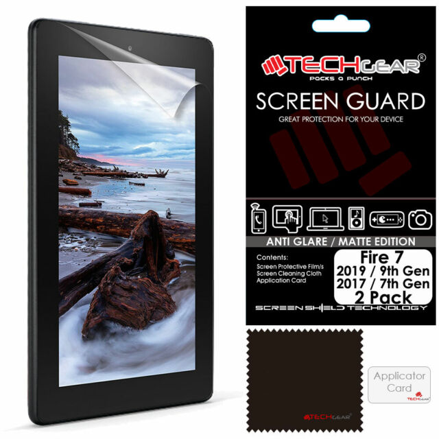 2x TECHGEAR MATTE ANTI GLARE Screen Protectors Amazon Fire 7" 2019 9th /2017 7th 2x TECHGEAR MATTE ANTI GLARE Screen Protectors Amazon Fire 7" 2019 9th /2017 7th