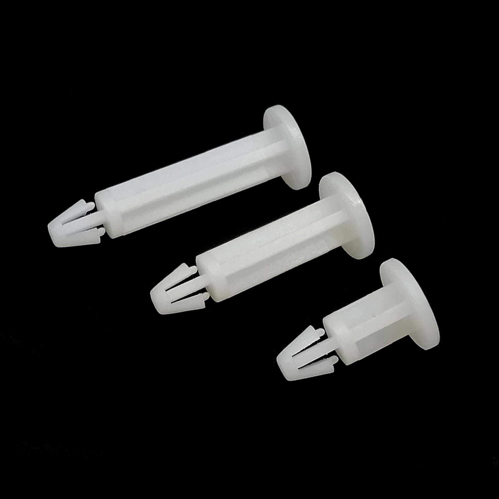 50pc Nylon Plastic Standoff Spacer Rivet Push In Fixed Support PCB