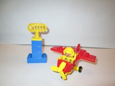 Lego Duplo 2676 Town Plane Bertie the Little Red Plane COMPLETE and ORIGINAL