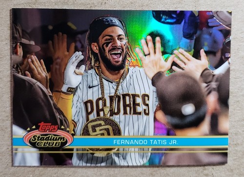 2021 Topps Stadium Club Retro Variation Refractor Fernando Tatis Jr. #292 Padres