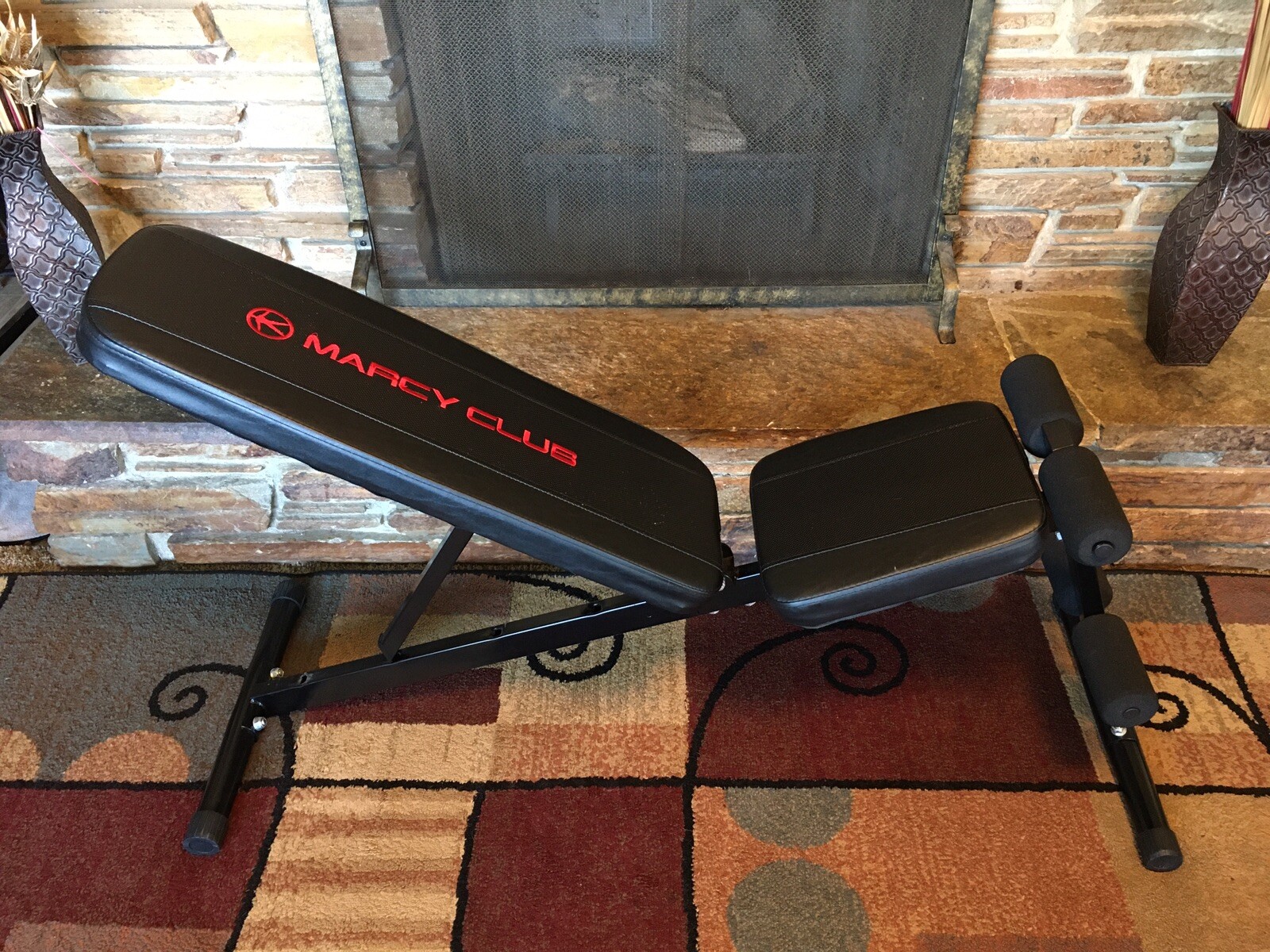 Marcy Multi Position Foldable Olympic Weight Bench For Sale Online Ebay