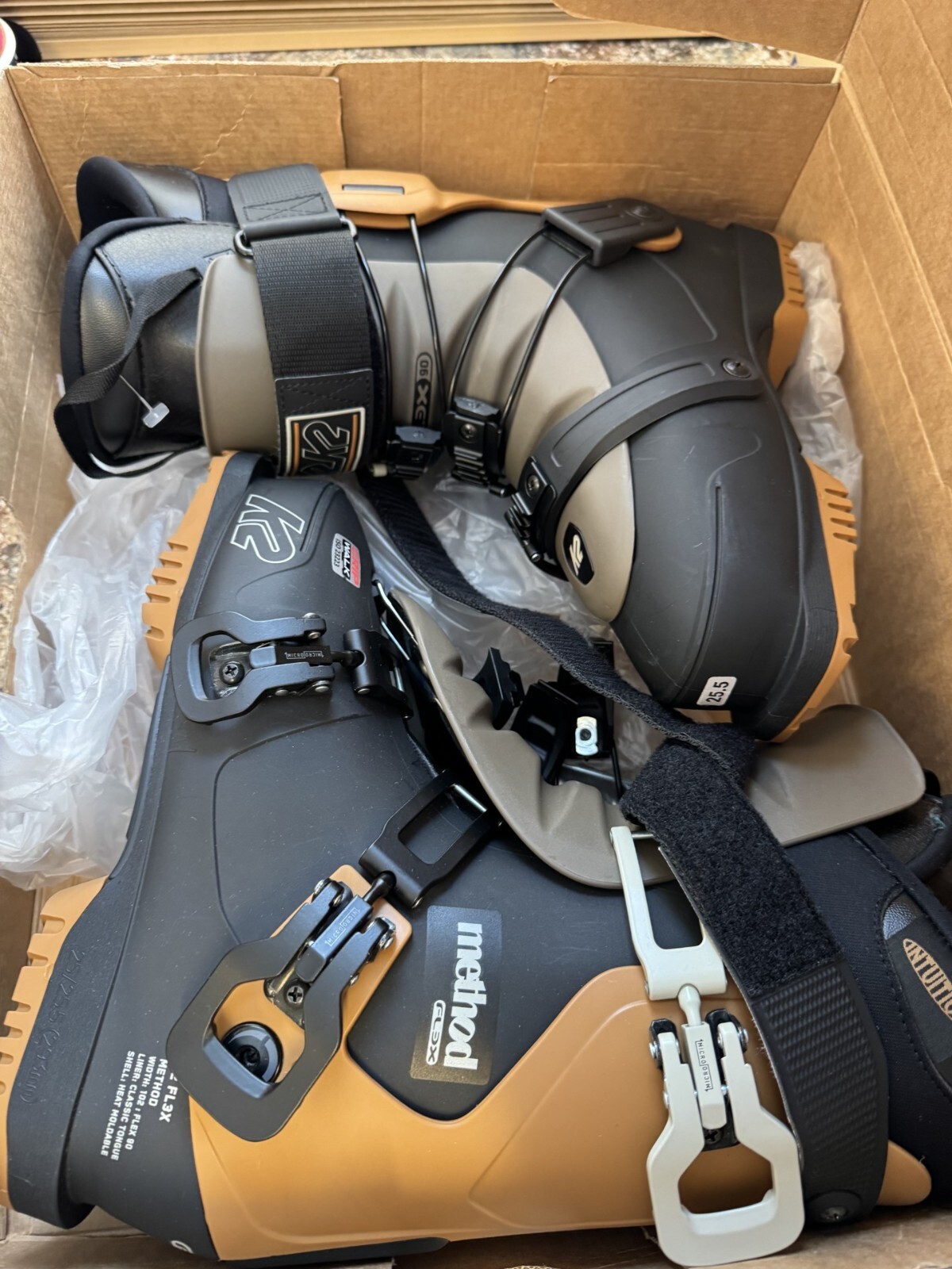 SALOMON scarponi da sci metodo k2 TAGLIA 25 5 NUOVI 