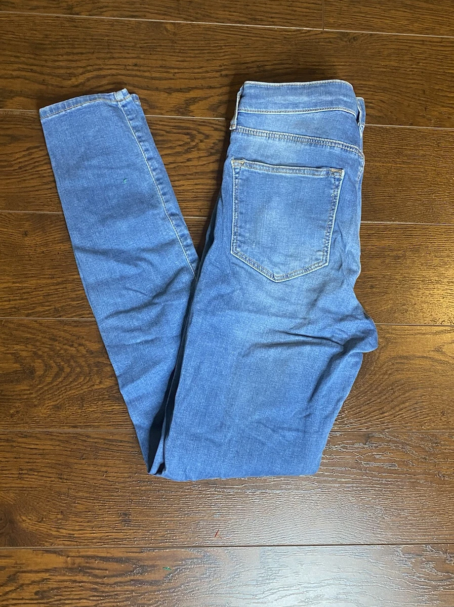 Jeans Moto Leigh Topshop - Taille W30 L36 - Rouge Vin Surlongueur - Neuf Sans étiquette