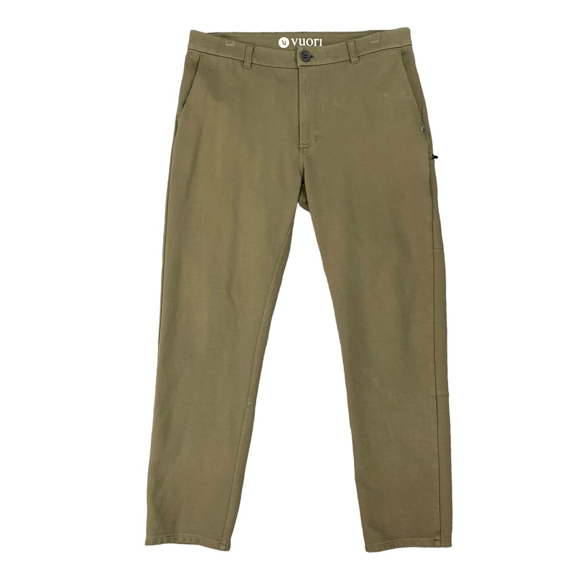 Vuori Pants Mens 32 Moss Cotton Tencel Blend Stretch Vuori Pants Mens 32 Moss Cotton Tencel Blend Stretch