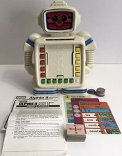 Alphie II Playskool Robot Educational Robot Toy w/Accessories *READ*