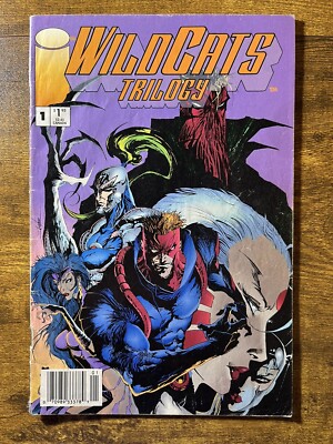 WILDCATS TRILOGY 1 RARE NEWSSTAND 1ST APP HIGHTOWER ARTEMIS DELPHAE IMAGE 1993 B