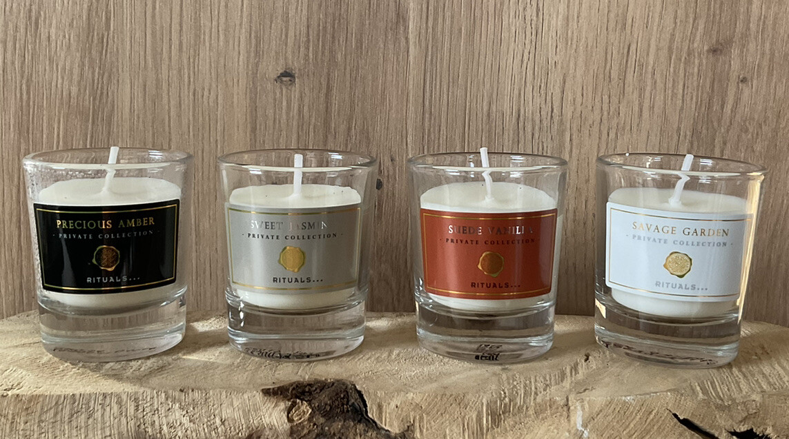 11,25€/Einheit) Rituals Kerzen Mini Advent PRIVATE COLLECTION 4-Teilig Set