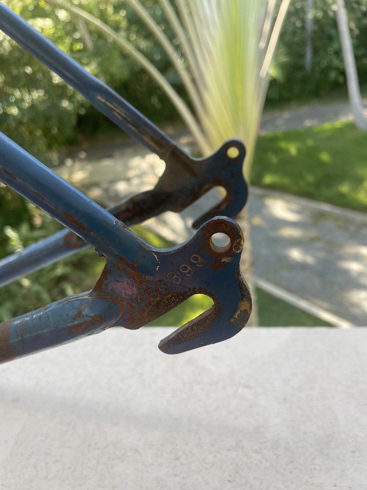 Schwinn Straight Bar Frame 26 Original Paint, kickstand Included