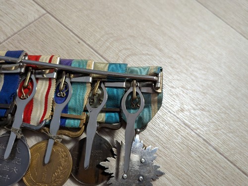 WWII Japanischer Drachen Russo China Sieg usw. Medaille Abzeichen Set - Bild 21 von 22