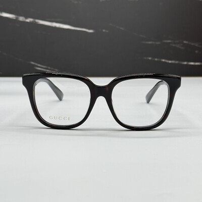 NEW GG1173OA 002 GUCC DARK HAVANA CAT EYE WOMEN GUCCI  display picture 1
