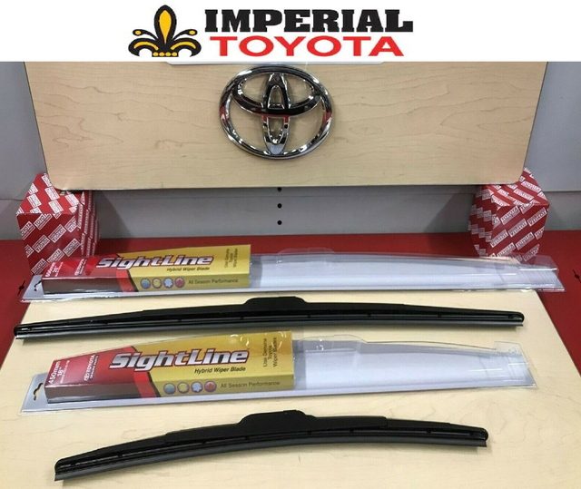 20082018 TOYOTA HIGHLANDER GENUINE OEM OE STYLE SIGHTLINE WIPER BLADE KIT eBay