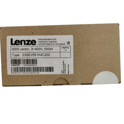 E82EV551K4C200 New Sealed LENZE 8200 Vector Frequency Inverter E82EV551K4C200