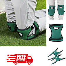 Soft Foam Gardening Knee Pads Caps Protector With Double Strap - Pack Of 2 Green