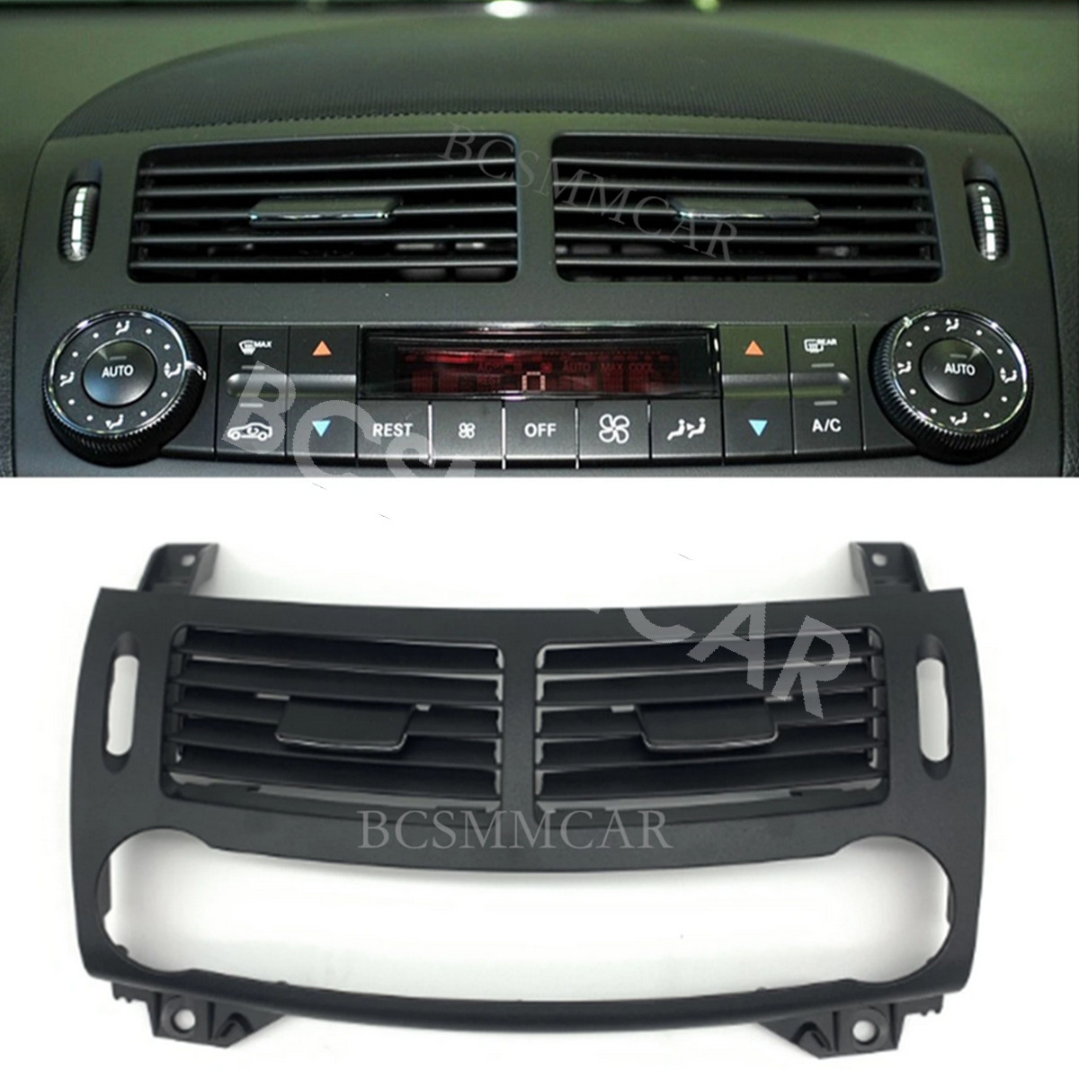 Front Center Air Vent Outlet Grille Fit For Mercedes-Benz E Class W211 2003-2008