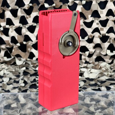 NEW Sentinel Gear 1500 Round Side Winding Airsoft Speed Loader - Red
