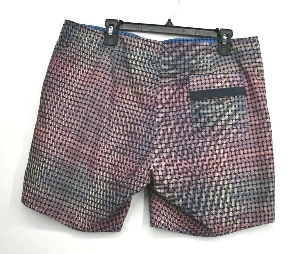 Bañador Zachary Prell Para Hombres Arroyo Estampado Círculo Multicolor Azul Bolsillos Foto 2 de 4