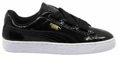 Puma Basket Heart Patent Black W for sale | eBay
