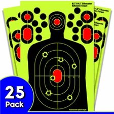Highwild Adhesive Splatter Targets | Silhouette Reactive Shooting Target-25 Pack