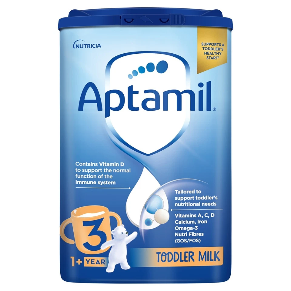 6 x 800g Aptamil 3 Toddler Milk Suitable For Ages 1+ Year Formula - Image 3 of 4