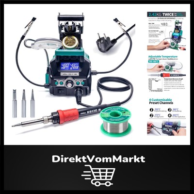 Yihua 939D+ III EVO   110W Lötstation mit PID Temperaturkontrolle & 2 Händen