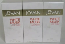 Lot of 3 Pc - WHITE MUSK 3.2 oz by Coty Jovan White Musk Cologne Spray For Women