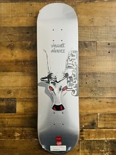 Chocolate Skateboards Deck Longhorn Bull Silv...
