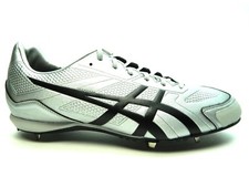 ASICS BASE BURNER SILVER BLACK BASEBALL MEN SHOES SIZE 6.5