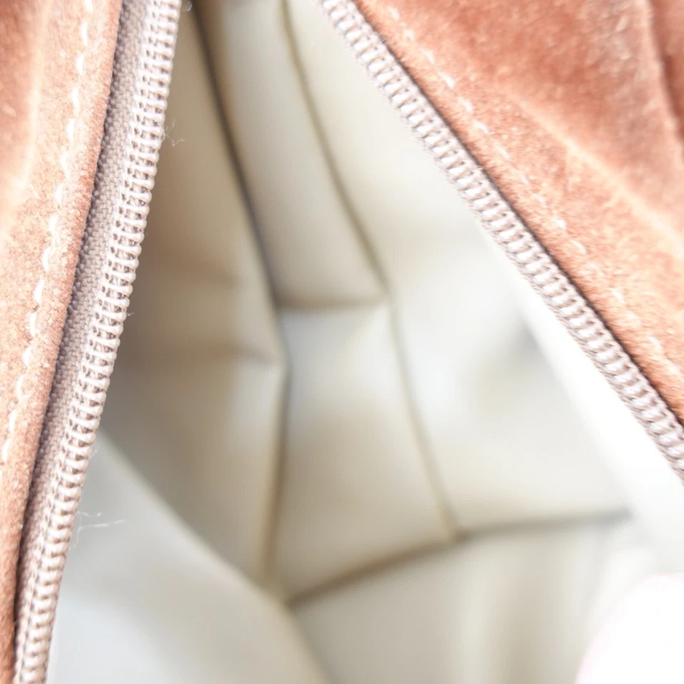 Cartera de cuero de cocodrilo mendigo DE COLECCIÓN marrón cocodrilo gamuza bandolera bolsa Maxx Foto 4 de 4