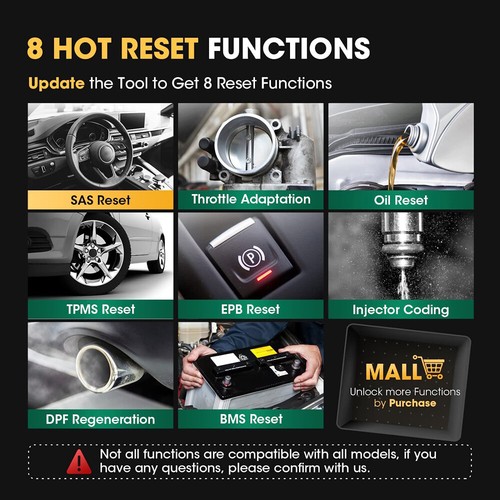 LAUNCH CRP129X Profi KFZ Diagnosegerät Auto OBD2 Scanner TPMS EPB SAS ABS DPF Öl - Bild 2 von 11