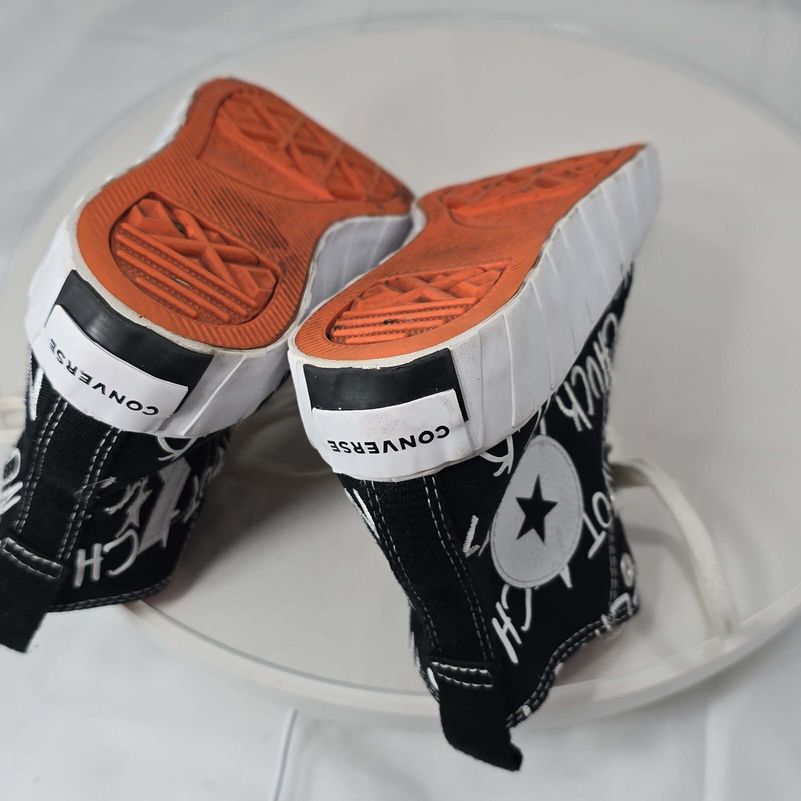 Converse All Star Not a Chuck Unt1t3ld Black Kid Shoes 266514C Size 5/ Women 7 thumbnail 12