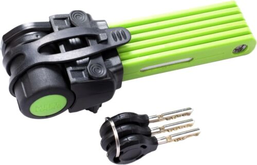 ♻️ MeetLocks Foldable Folding Bike Bicycle MTB Lock Green 69mm ♻️