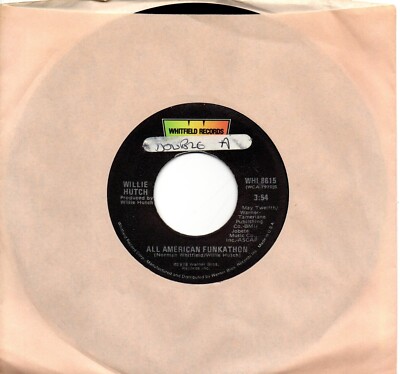 Willie Hutch:All American Funkathon/And All Hell Broke Loose:US Whitfield:1978