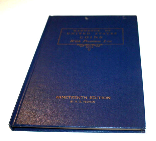 1962 Handbook of US Coins 19th Edition Blue Book