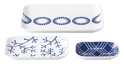 Hasamiyaki nature new life set Authentic Japonisme Porcelain Made in JAPAN New!!
