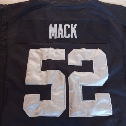 Maglia Uomo Oakland Raider NFL Nike Mack Taglia XXL Nera - Foto 4 di 8