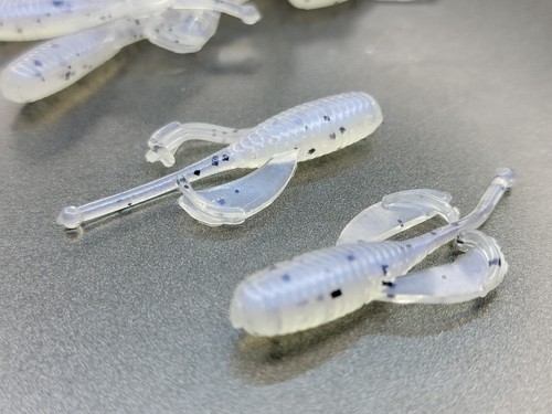 24) 2" SLAB HUNTER " Nat Green" GRUBS JIGS CRAPPIE - Foto 9